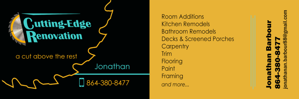 Kate Churches graphic design business card