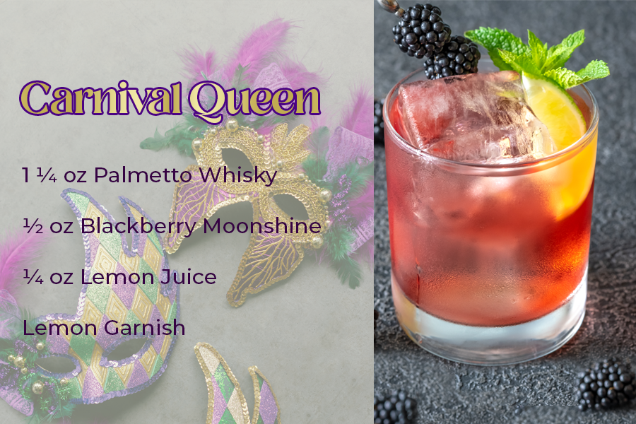 Mardi Gras Blog Post image Pinterest image for corporate account Kate Churches graphic designer surface pattern design