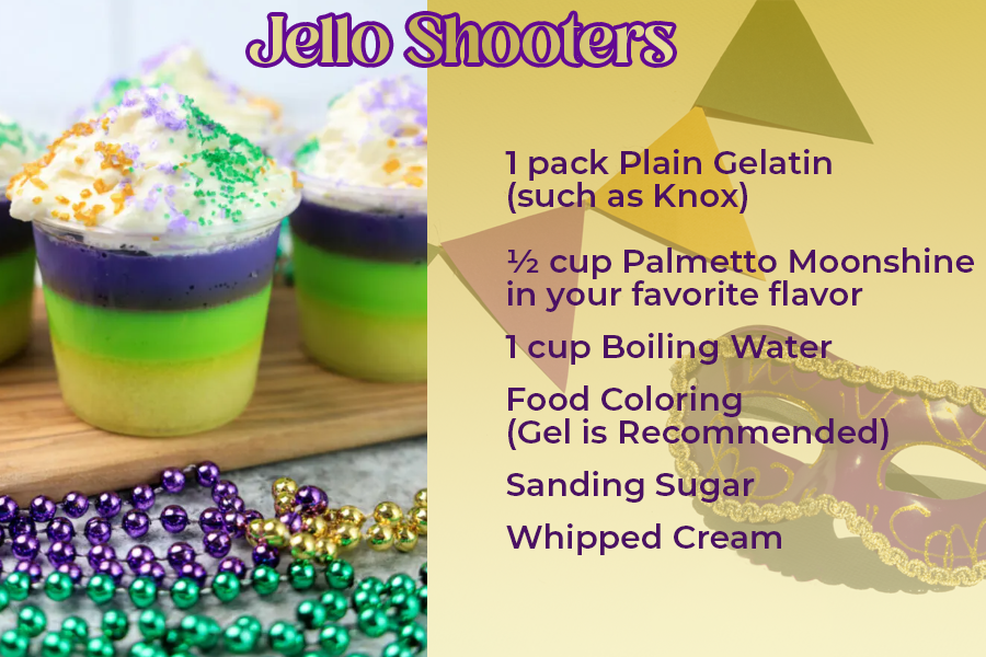 Mardi Gras Blog Post image Pinterest image for corporate account Kate Churches graphic designer surface pattern design