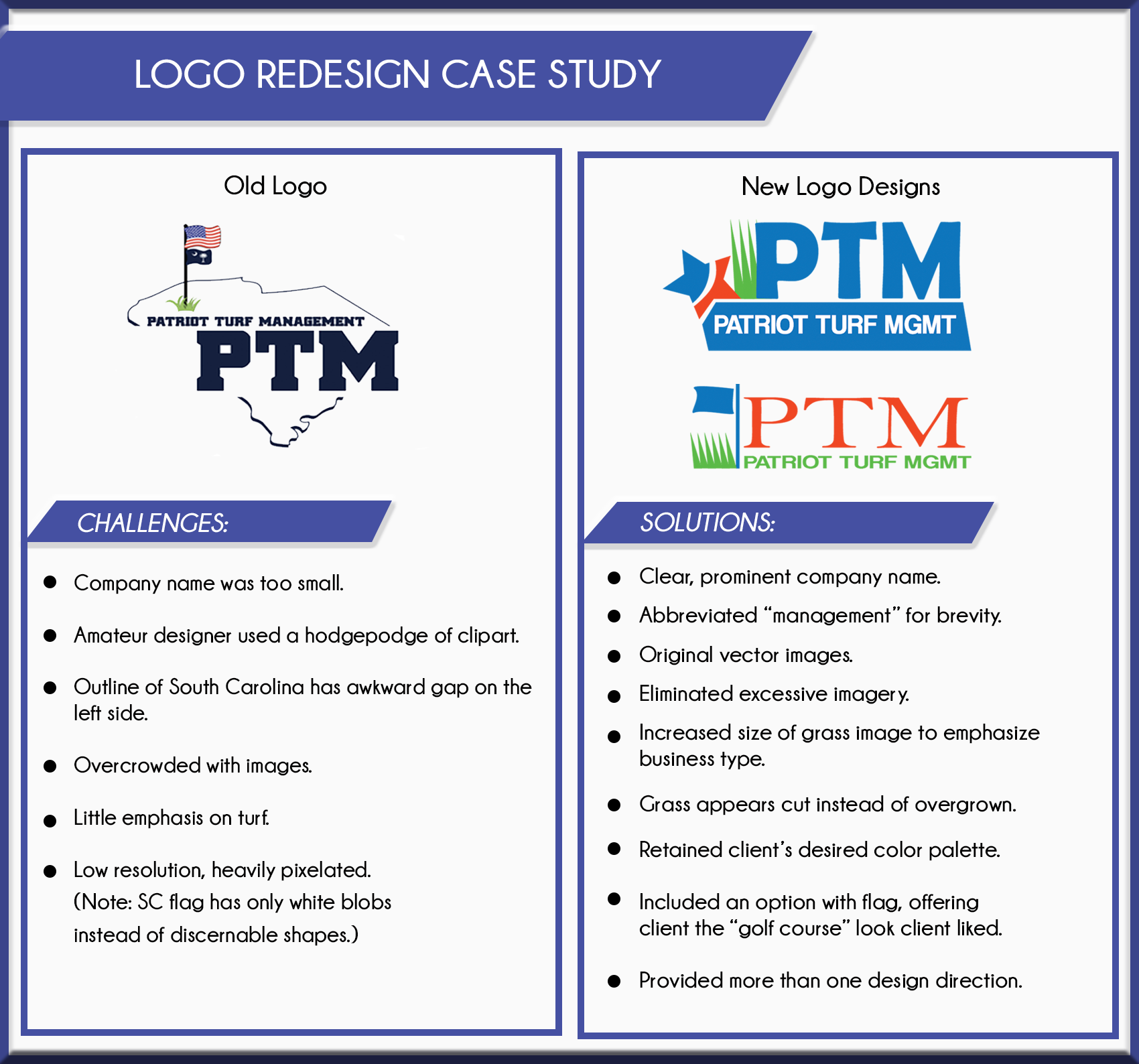 Logo redesign by graphic designer Kate Churches